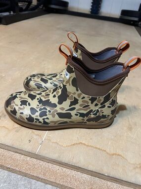 Men's Camo Rain & Snow Ankle Boots - Brown Camo